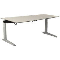 Ahrend Essa Elektrisch Bureau, Zandmelee Blad, 180 X 80 / 100 Cm, Hoogte Instelbaar Onderstel, Re