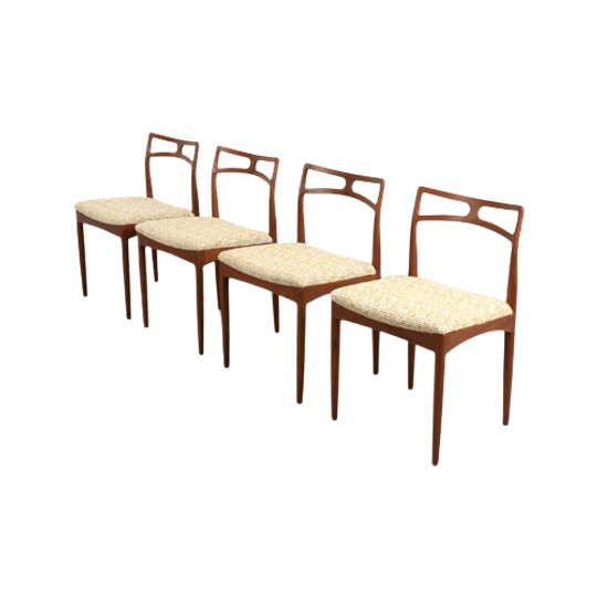 Set Van 4 Model 96 Eetkamerstoelen Johannes Andersen 66960 1