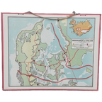 Kartonnen Schoolplaat Denemarken-ijsland thumbnail 1