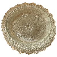 Set Of 6 Vintage Italian Bubble-Edge Plates