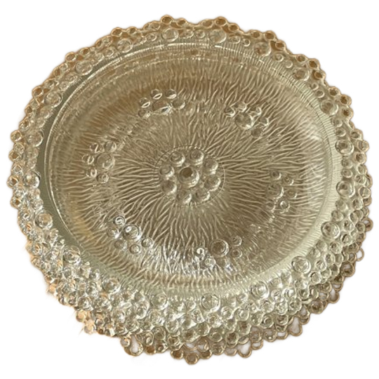 Set Of 6 Vintage Italian Bubble-edge Plates 1