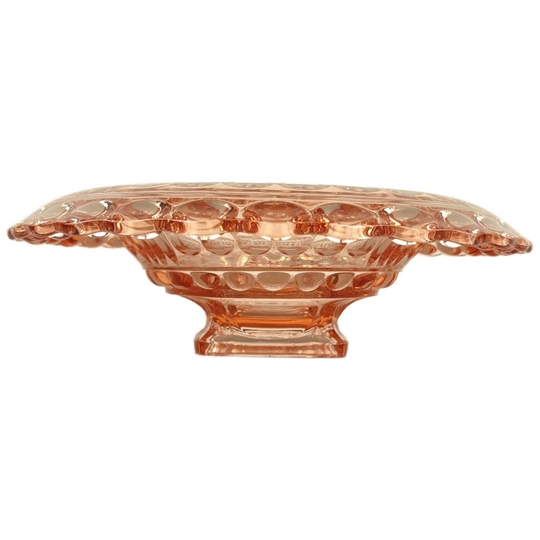 Roze Persglas Schaal Op Voet 1