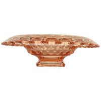 Roze Persglas Schaal Op Voet
