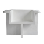 101 Copenhagen | Brutus Lounge Chair - Bone White thumbnail 1