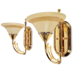 2 Art Nouveau Messing Bejorama Sl Lighting Wandlamp Regency thumbnail 1