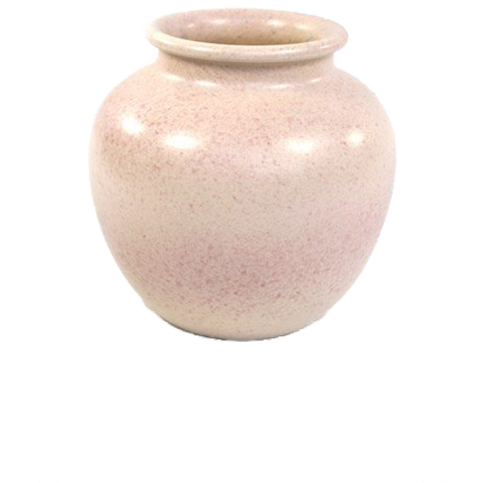 Roze Bol Vaas Spikkels 1