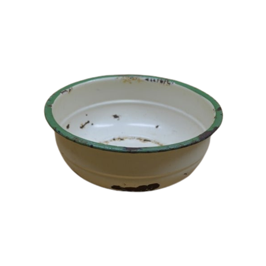 Emaille Schaaltje Creme 1
