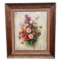 A. Lombaert. Schilderij "Bouquet".