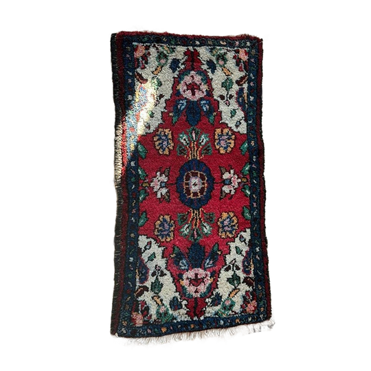 Vintage Perzisch Tapijt Handgeknoopt - 49x94cm 1