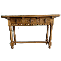 Vintage Houten Bijzettafel / Consoletafel / Sidetable