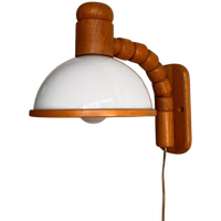 Vintage Grenen Champion Wandlamp Dutch Design