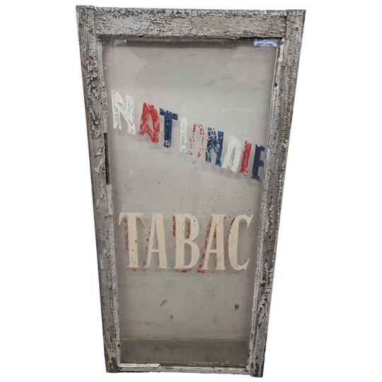 Oude Franse Raam Met Beschildering, Begin 1900 1