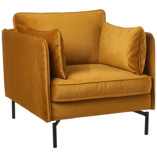 Polspotten | Fauteuil Goud Velvet 1