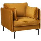 Polspotten | Fauteuil Goud Velvet thumbnail 1