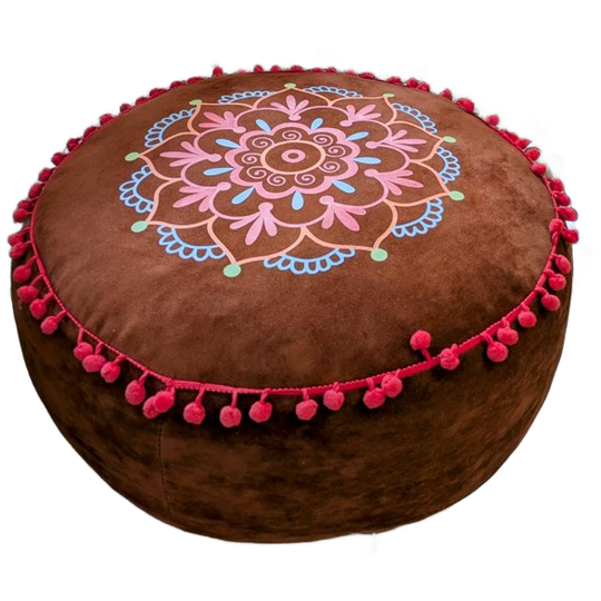 Bohemian Poef Mandala 1
