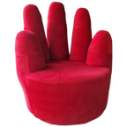 Volwassen Retro Handstoel Rode Handstoel Jaren 90 thumbnail 1