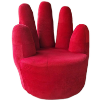 Volwassen Retro Handstoel Rode Handstoel Jaren 90