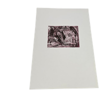 R. Van Imde - Litho - Abstract - Expressief - Gesigneerd - 1987