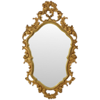 Vergulde Deknudt Rococo Stijl Spiegel Kuifspiegel Acanthus 81cm thumbnail 1