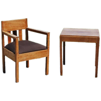 Art Deco Stoel En Tafel