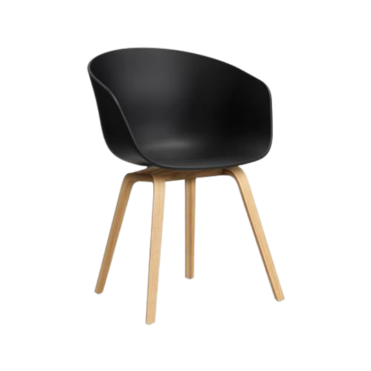 HAY About A Chair Aac22 Stoel - Oak - Black - Tweedekans 1