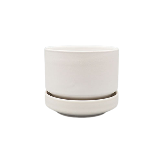 Arabia Vintage Bloempot Wit Medium 1