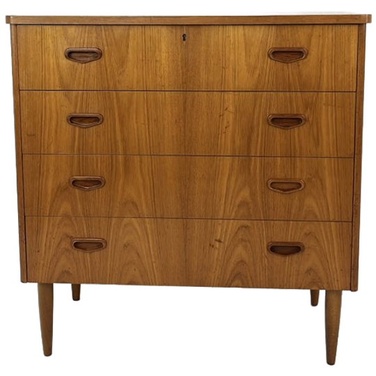 Scandinavisch Vintage Teak Fineren Ladekast Luvos 1