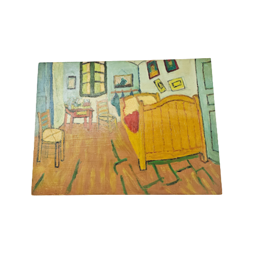 Olieverf Op Board - 'De Slaapkamer Van Vincent Van Gogh In Arles - 3E Kwart 20E Eeuw
