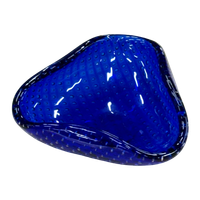 Murano Bullicante Glas Asbak In Blauw