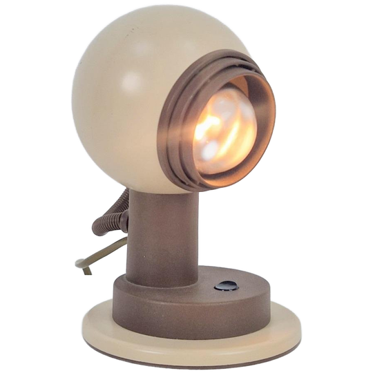Vintage Eyeball Magneet Globe Tafellamp Neweba Ag Swiss '70 1