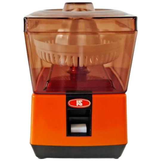 Vintage Sinaasappel Pers Op Bat Caravan Retro Camper 1