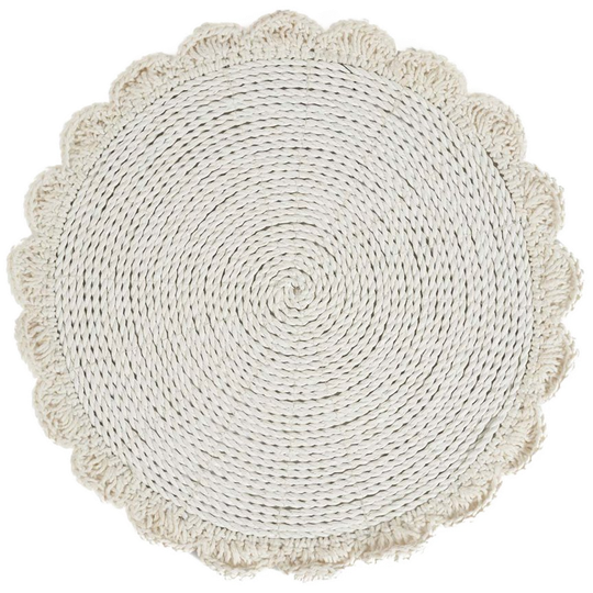 Bazar Bizar | De Macrame Marriage Placemat - Naturel 1