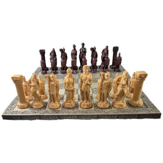 Schaakspel En Bord Romeins Grieks 1