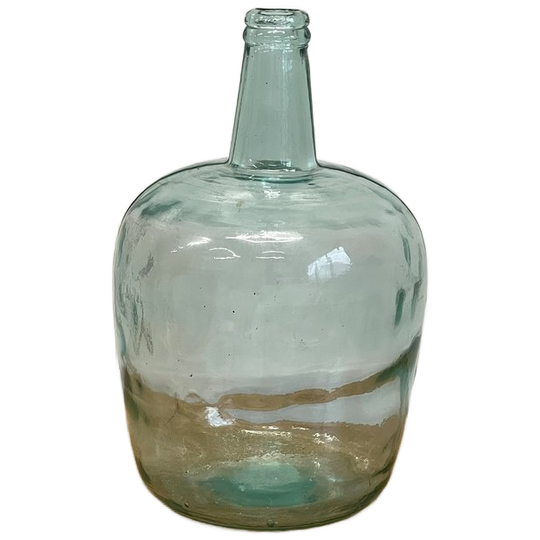 Oude Gistfles Brocante Frans Glas Vaas 1