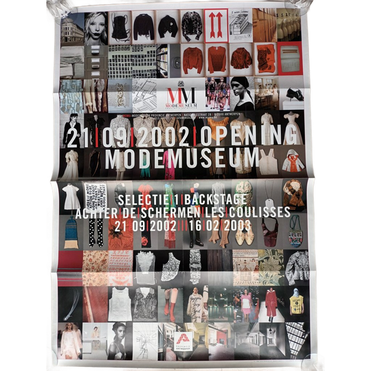Affiche Opening Modemuseum Antwerpen 21/09/2002 1