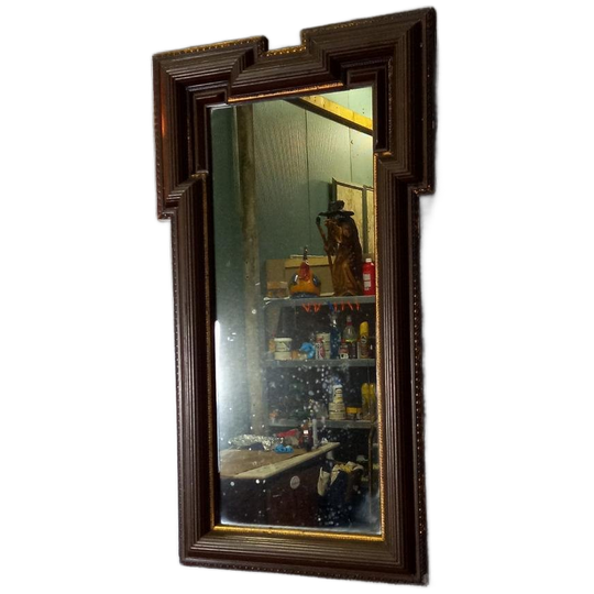 Antieke Art Deco Wandspiegel 1