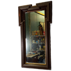 Antieke Art Deco Wandspiegel thumbnail 1