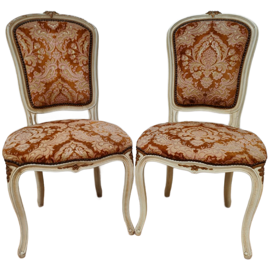 Set Brocante Franse Louis Xv Gobelin Stoeltjes Sierstoeltjes 1
