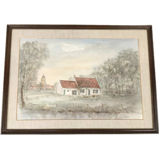 Georges Tahon - Aquarel - Adinkerke 1