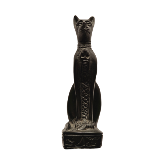 Egyptische Kat Bastet Met Cobra 1