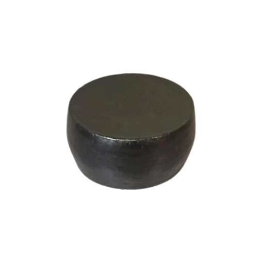 Zwarte Metalen Trommel Salontafel, Rond, 70 Cm 1