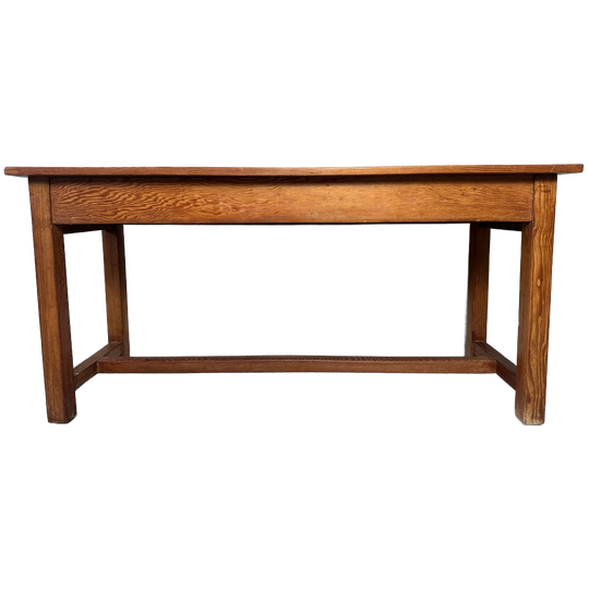 Oud Tafeltje In Pitchpine 1