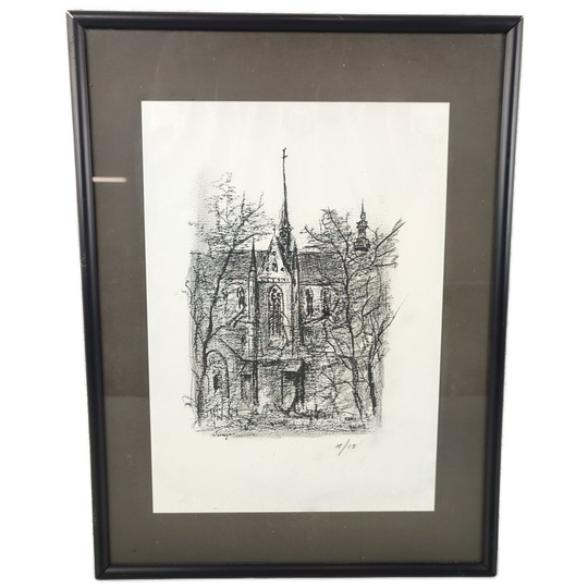 Georges Tahon - Gravure - Veurne 1