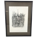Georges Tahon - Gravure - Veurne thumbnail 1