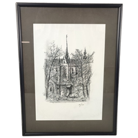 Georges Tahon - Gravure - Veurne