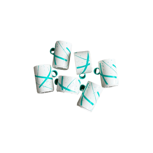 Set Van 6 Coppia, Holland Kunststof Bekers / Mokken 1