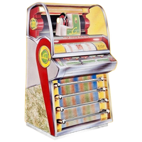 Vintage Blikken Plaat Bord 1993 Seeburg Jukebox