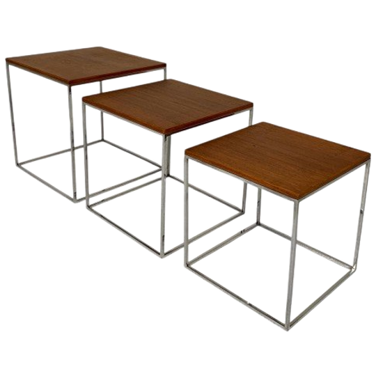 Set Van 3 Bijzettafeltjes, Mimiset, Jaren '60 1