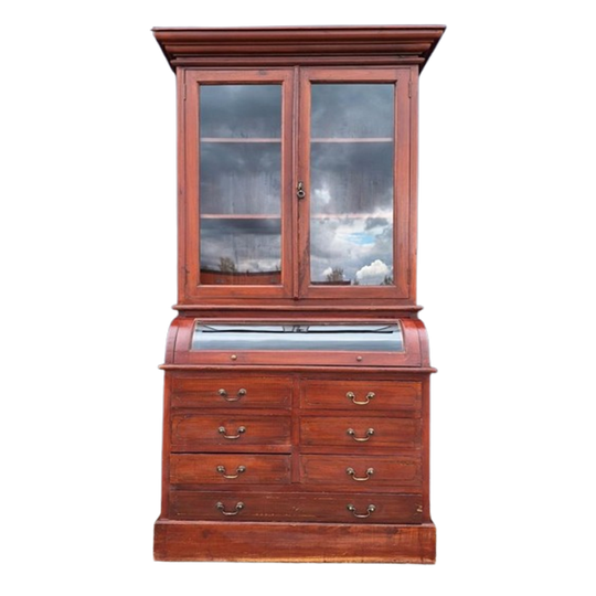 Vintage Buffetkast, Apothekers Vitrine Kast, Grutters Kast 1