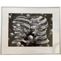 M.C. Escher Art-Print Bond Of Union In Aluminium Lijst